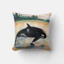 Search for orca cushions Watercolor