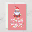 Search for keep calm and christmas cards Santa claus