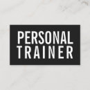 Search for strength business cards Trainer