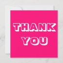 Search for hot pink thank you cards Modern