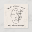 Search for facial business cards Spa