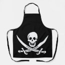 Search for pirate flag aprons Jolly roger