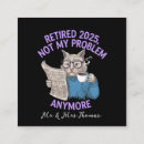 Search for retirement business cards Retired teacher