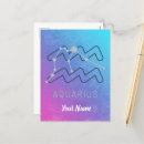 Search for aquarius zodiac sign postcards Constellation