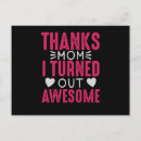 Search for you are awesome postcards Mum