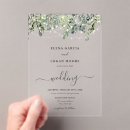 Search for square wedding invitations Greenery