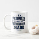 Search for fearfully and wonderfully made mugs Inspirational