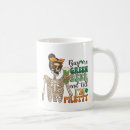 Search for green skull mugs Four leaf clover