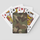 Search for military playing cards Camo pattern