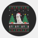 Search for great pyrenees stickers Dabbing christmas