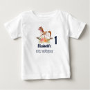 Search for pink horse tshirts First birthday