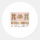 Search for gobble till you wobble stickers Celebration