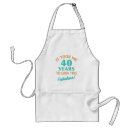 Search for 40th aprons 40 years old