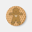 Search for gingerbread man magnets Xmas