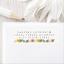 Search for yellow grey return address labels Minimalist