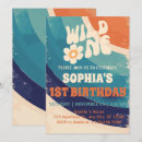 Search for daisy 1st birthday invitations Boho wild one birthday