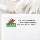 Search for doggie return address labels Xmas