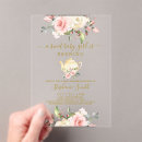 Search for square tea invitations Elegant