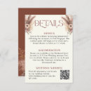 Search for boho wedding enclosure cards Details