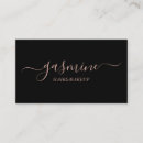 Search for black and rose gold business cards Chic
