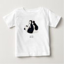 Search for panda baby shirts Black and white