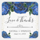Search for glam wedding stickers Thank you