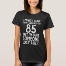Search for turning 85 tshirts Years
