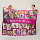 Search for sweet 16 blankets Glitter