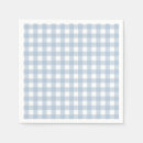 Search for gingham napkins Blue