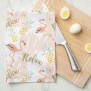 Search for pink flamingo pattern tea towels Trendy
