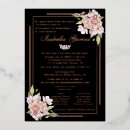 Search for pink diamond quinceanera invitations Floral