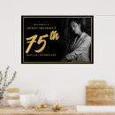 Search for 75th birthday posters Simple