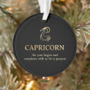 Search for astrology christmas tree decorations Capricorn
