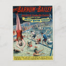 Search for vintage circus postcards Performing