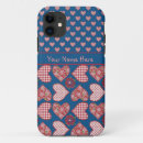 Search for dot heart pattern cases Red