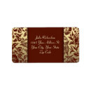Search for damask wedding return address labels Flowers