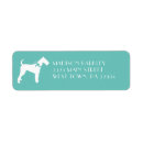 Search for airedale return address labels Puppy