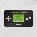 Search for video game business cards Retro