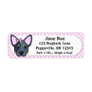 Search for australian cattle dog return address labels Blue