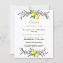 Search for lemon bridal shower invitations Citrus
