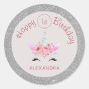 Search for glitter unicorn stickers Pink