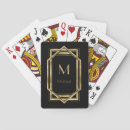 Search for gold playing cards Black and gold