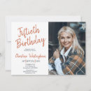Search for boho 50th birthday invitations Rustic