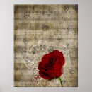 Search for piano notes posters Red