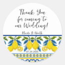 Search for lemon yellow wedding stickers Lemons