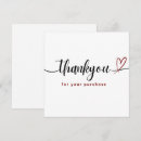 Search for for your purchase thank you cards Simple