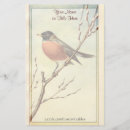 Search for robin stationery paper Bird