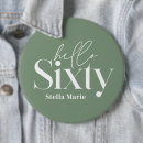 Search for 60th birthday badges Modern
