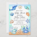 Search for beachy baby shower invitations Blue
