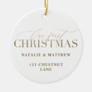 Search for first new house christmas tree decorations Newlywed